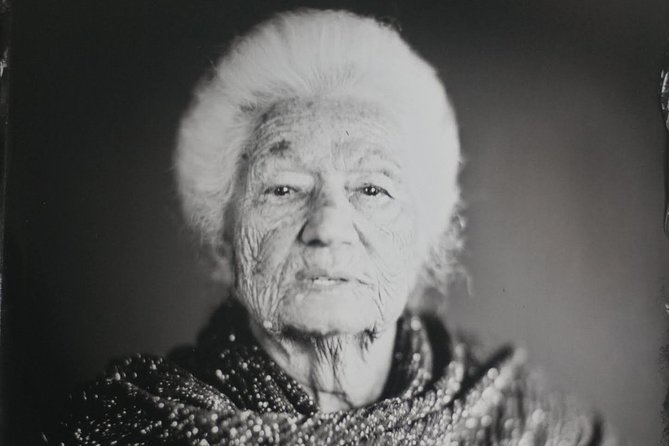 19th Century Photography Experience - Dark room development: seeing the image appear under safe red light