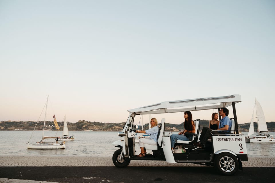 Belém: Private City Tour by Eco Tuk Tuk - 25 de Abril Bridge: the quick scenic hit that sets the mood