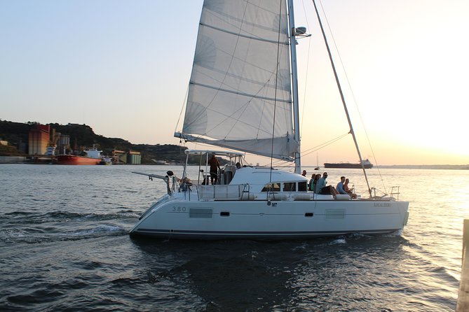 Brunch and Open Bar in a Private and Luxurious Catamaran - The catamaran setup: space to eat, sip, and look