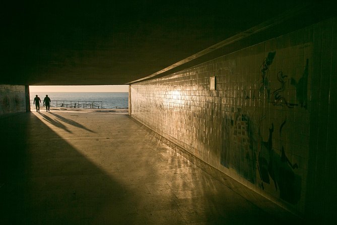 Cascais: Glamour and Decay by The Lisbon Coastline - Private Tour - Fortaleza de Nossa Senhora da Luz: fort walls plus contemporary art