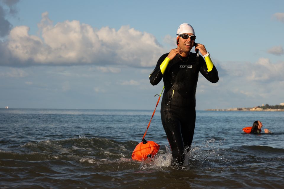 Cascais: Open Water Swimming - The real learning: weather checks, currents, and calming your breathing