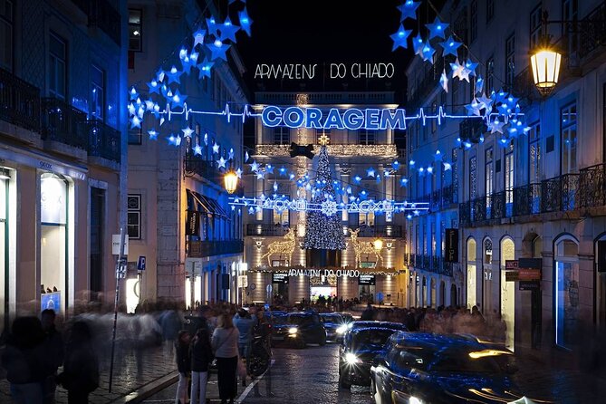 Christmas Lights Lisbon Tour with a Local in Private Eco Tuk Tuk - What you get for around $40.81: value that makes sense for night photos