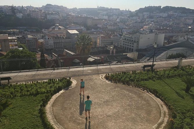 City Centre Run in Lisbon - Avenida da Liberdade and Rossio: The Down-Then-Up Lisbon Contrast