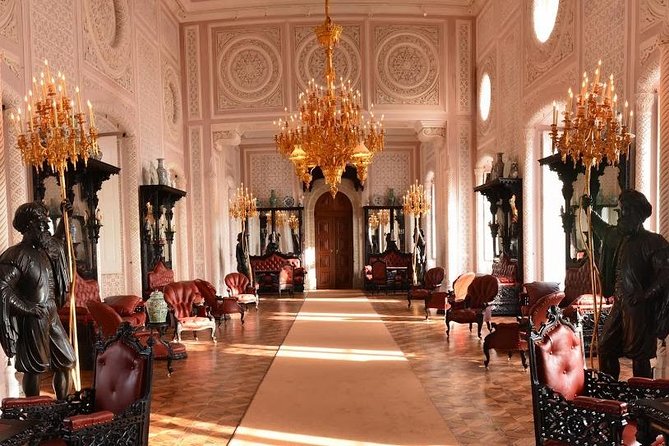 Daytrip from Lisbon to Sintra+Cascais-Large groups up to 10 pax - Stop 2: Sintra National Palace in the historic center