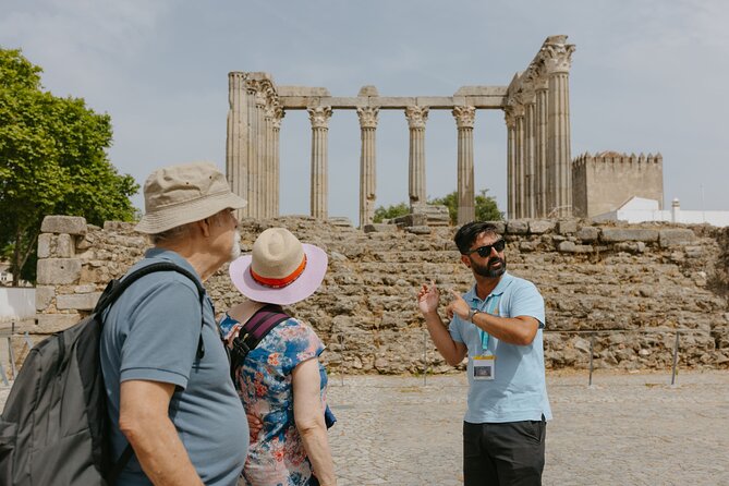 Évora, medieval village Monsaraz & Wine Tasting - The Roman Temple, Portugal’s Gothic Cathedral, and the Chapel of Bones