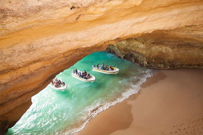 From Lisbon: Algarve, Benagil Sea Cave & Lagos Full-Day Tour - Algar Seco: the cliff-country that makes the Algarve look easy