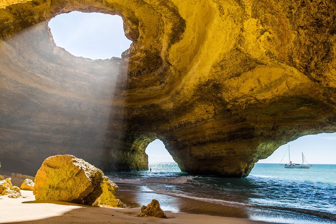 From Lisbon: Algarve Private Tour to Portimao, Lagos and Sagres - Praia da Rocha and the Santa Catarina Fortress viewpoints