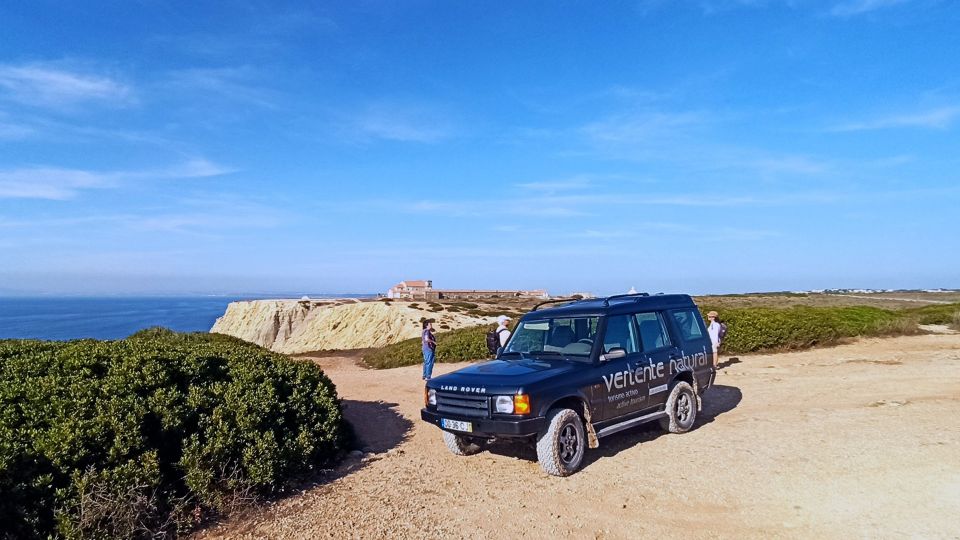 From Lisbon or Sesimbra: 4x4 Tour to Cape Espichel - Cabo Espichel: where the dinosaur footprints grab your attention
