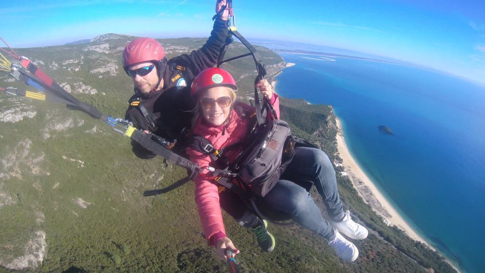 From Lisbon: Paragliding Flight with Transfers - The Briefing and Safety Gear That Make You Feel Comfortable Fast