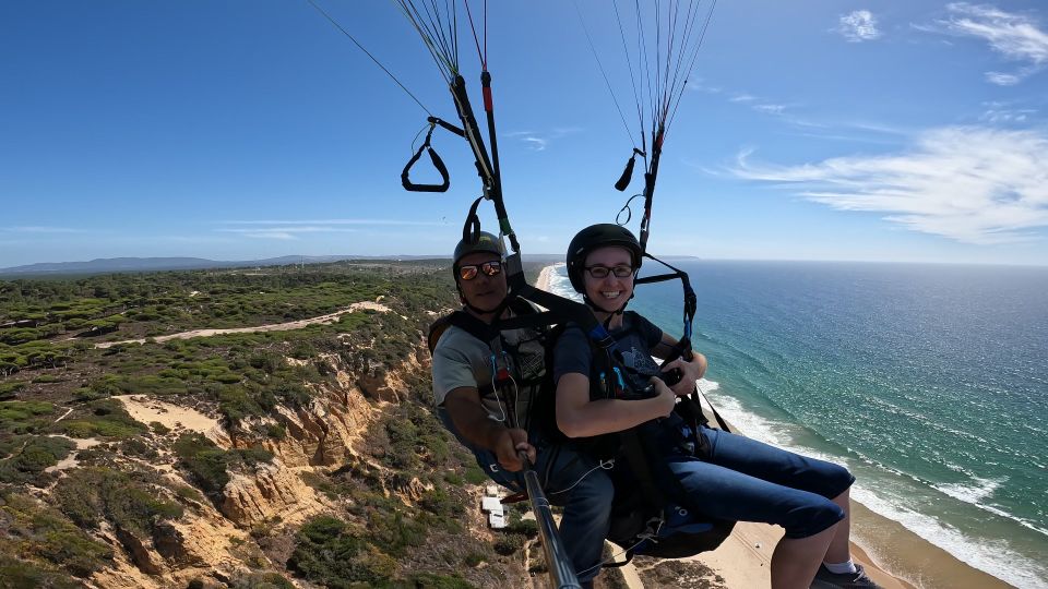 From Lisbon: Paragliding Pack (Flight+Video+Transportation) - What You’ll See in the Air: Fonte da Telha, Bicas Beach, Arrábida
