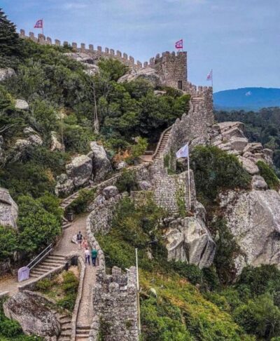 From Lisbon: Visit Queluz, Sintra, Cabo da Roca and Cascais - Queluz National Palace: royal style without the whole-world crowd