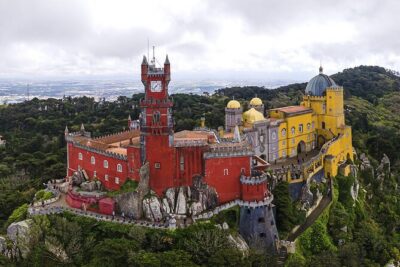 Full-day Private Tour to Sintra and Cascais from Lisbon - Pena Palace: the included ticket and the view from above