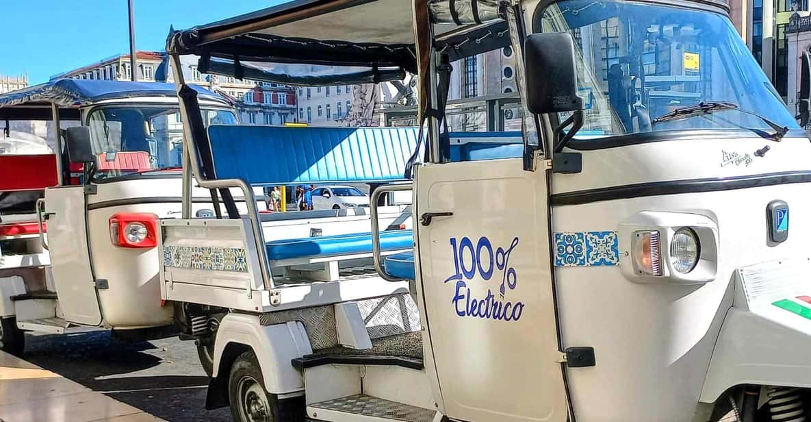 Guided Electric Piaggio Tuk-Tuk Tour of Historic Lisbon - A smart way to see Lisbon’s hills in 2 hours