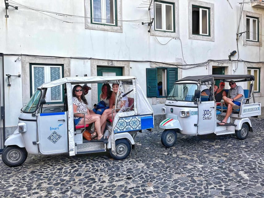Guided Electric Piaggio Tuk-Tuk Tour of Historic Lisbon - From Baixa de Lisboa to the Cathedral: the classic start without the chaos