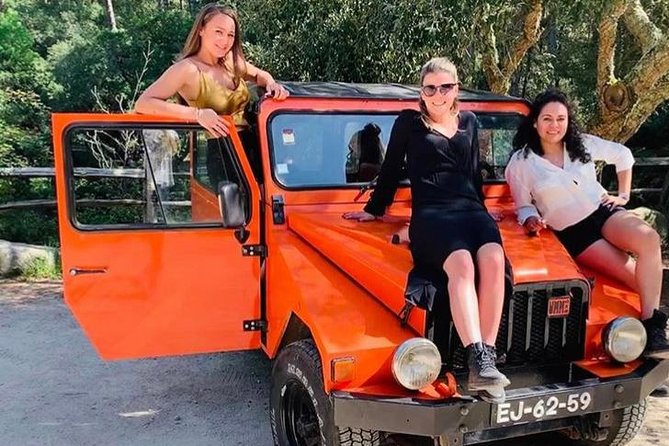 Jeep Tour Sintra-Cascais - Praia da Adraga: quick photo time with serious Atlantic energy