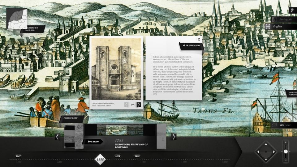 Lisboa Story Centre: 1-Day Admission Ticket - First-floor payoff: the virtual scale model of Lisbon’s architecture