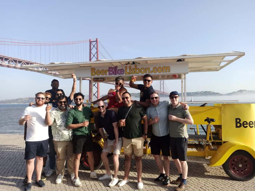 Lisbon: 1-Hour Beer or Sangria Bike Sightseeing Tour - Key highlights at a glance