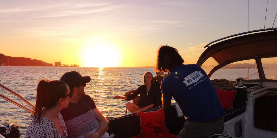 Lisbon: 2-Hour Sunset Sailing Tour on Luxury Sailing Yacht - On Board: Luxury Sailing Yacht Comfort for a Real 2-Hour Experience