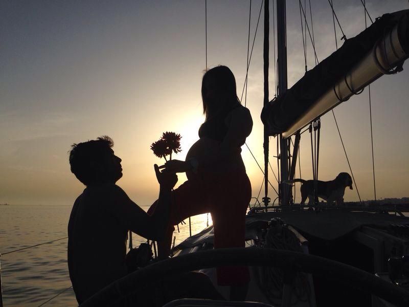 Lisbon 2H Private Tour by SAILBOAT / SAIL or POWER CATAMARAN - Bring your own picnic: making it personal at sunset