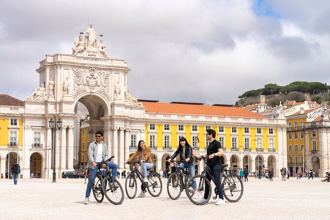 Lisbon 360 City Tour: Bike tour, Boat Trip and Helicopter Flight - Praça Dom Pedro IV Meet-Up: Starting Smart in Central Lisbon