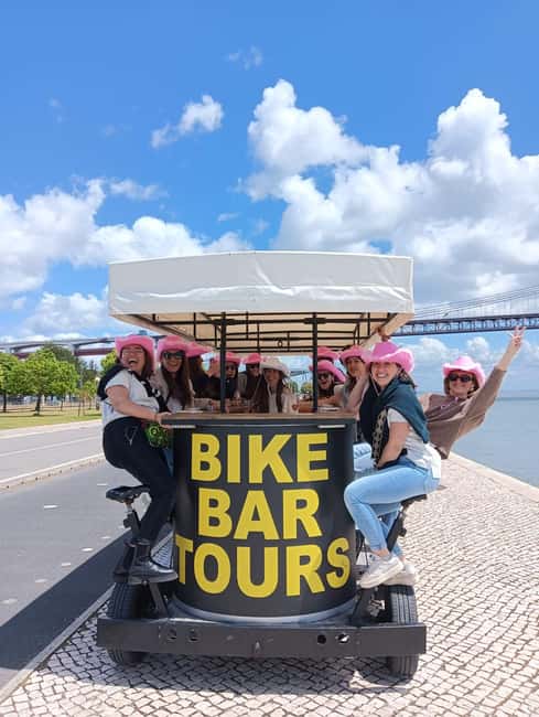 Lisbon: Beer Bike Tour with Sangria and Beer - The reality check: pedaling, weather, and sharing the bike