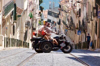 Lisbon: Belem Motorcycle Side-car Tour - The 90-minute route: viewpoints, ruins, and the Tagus storyline