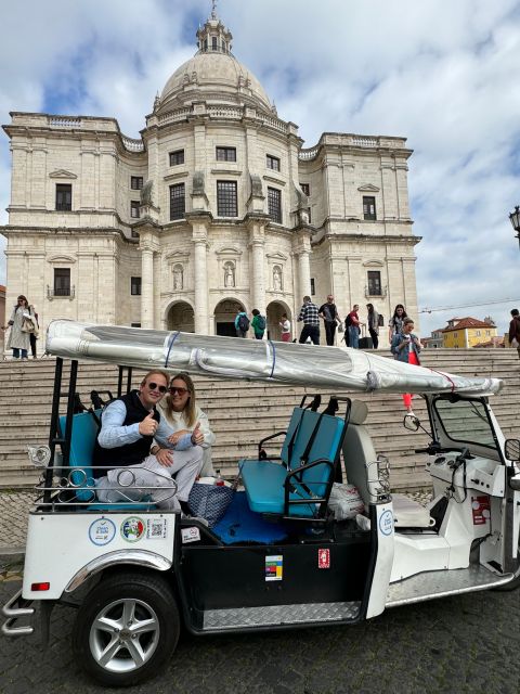 Lisbon: Belem Sightseeing Tour by Eco TukTuk - Belem Tower: the photo stop that turns into a walk