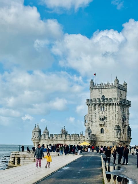 Lisbon: Belem Tour by TukTuk - Monument to the Discoveries and the 25 de Abril Bridge View