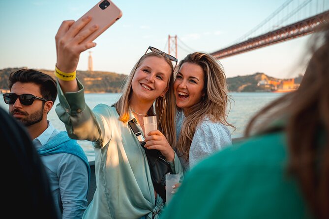 Lisbon Boat Party BIGGEST Sunset Cruise — with Music & Drinks - Music onboard: deep house, reggaeton, and mainstream hits