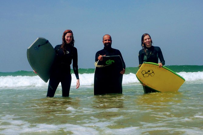Lisbon Bodyboard Adventure - The ride from Lisbon: Ponte 25 de Abril and cliffside views