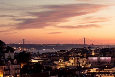 Lisbon by Night: Golden and Blue Hour Photography Walk - Miradouro da Graça at night: clean city views for blue-hour shots