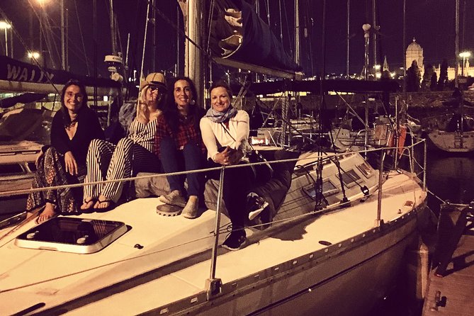 Lisbon by Night Sailing Tour with White or Rosé Wine & Light Snacks - Ajuda Palace: Royal Lisbon Gliding Past