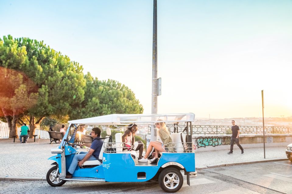 Lisbon by Tuk Tuk Guided Tour: City of Neighborhoods - Price and value: $159 per group up to 3