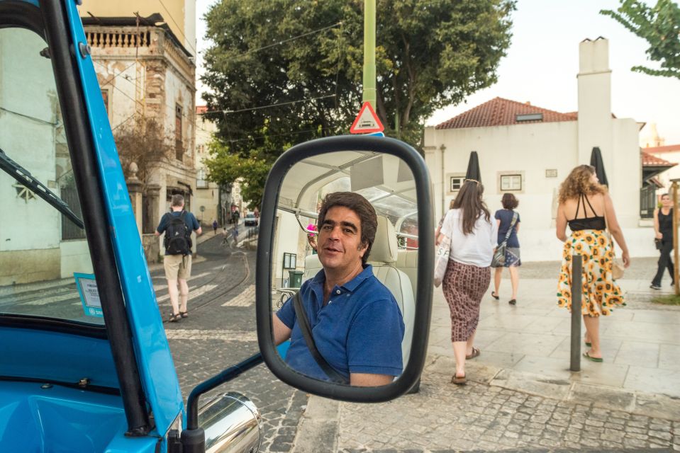 Lisbon by Tuk Tuk Guided Tour: City of Neighborhoods - Alfama: Fado streets, viewpoint energy, and real old-town texture
