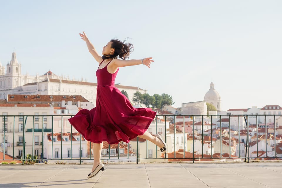 Lisbon: Cinematic Photoshoot with Local Photographer Guide - Praça da Figueira and Santa Justa Lift: quick hits of Lisbon character