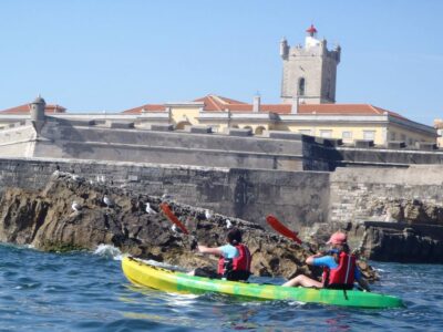Lisbon: Coast Guided Kayak Tour - Getting to the BORK start point in Oeiras Harbor