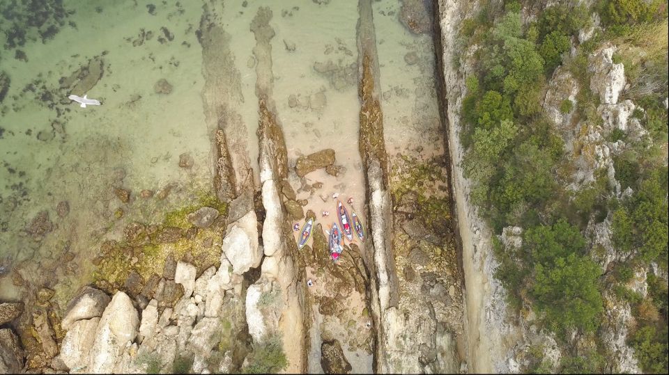 Lisbon: Full-Day Arrabida Kayak Tour with Picnic - Snorkeling, rock jumps, and beach games in the afternoon