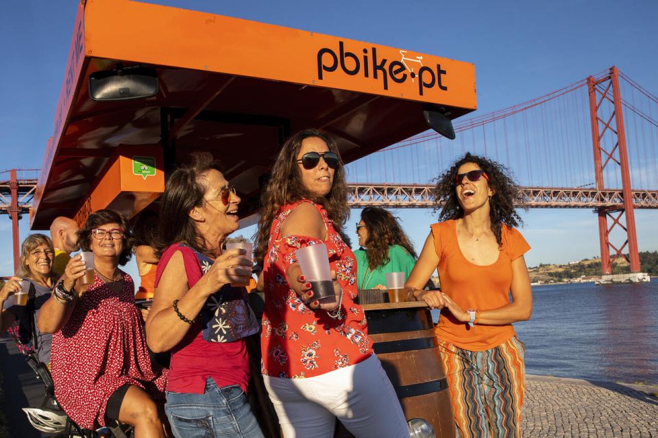 Lisbon: Fun Beer Bike by the Seafront - Price: does $37 feel fair for what you get?