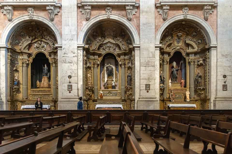 Lisbon: Graça Church | Convent & Terrace viewpoint access - Cloister, tiles, and the church interior details worth pausing for