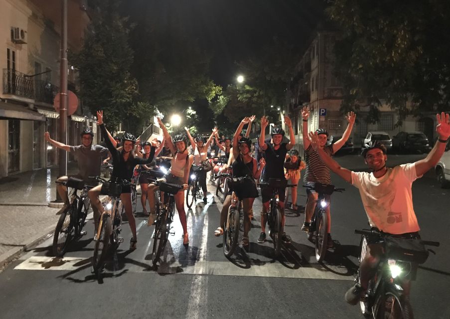 Lisbon: Guided Nighttime Electric Bike Tour - Sunset begins: riding toward top sightseeing with the changing sky