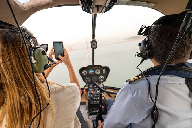 Lisbon Helicopter Flight: City & Coastline Views - Photo Tips Inside a 3-Person Helicopter