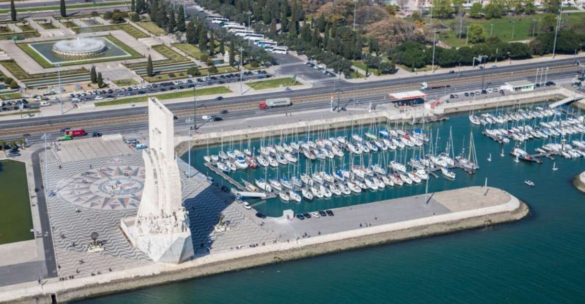 Lisbon: Helicopter Tour over Belem - The Champalimaud Foundation pass: modern Lisbon from the same skyline