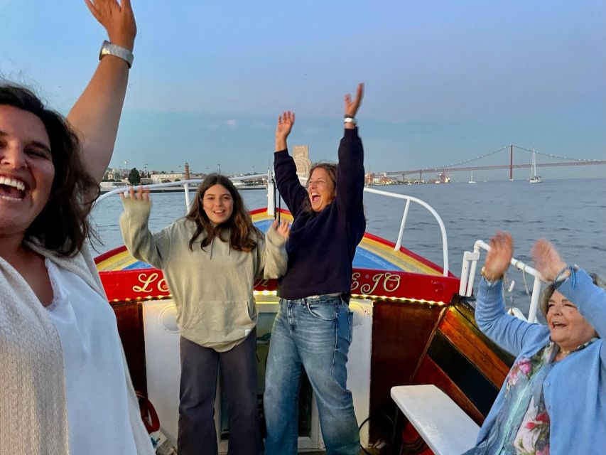 Lisbon: Live Guided Traditional Boat Sightseeing Cruise Tour - The 25 de Abril Bridge plus Almada and Cais do Ginjal