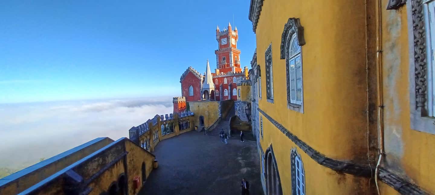 Lisbon: Pena Palace, Regaleira, Sintra, and Cascais Day Trip - Pena Palace and Sintra Village: the Romanticist showpiece, guided
