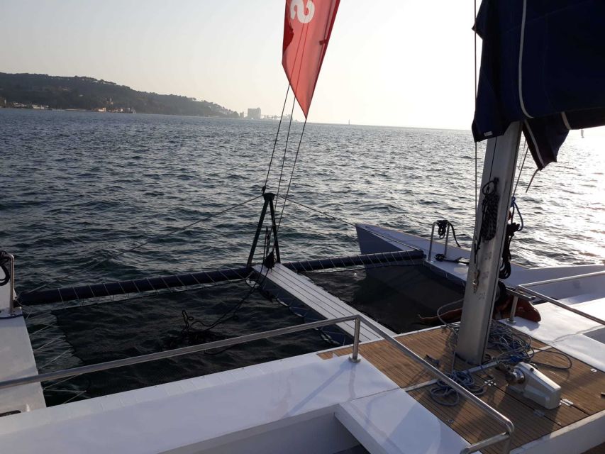 Lisbon: Private Catamaran Charter for up to 18-People - Sailing vs relaxing: what you actually control during the 2 hours