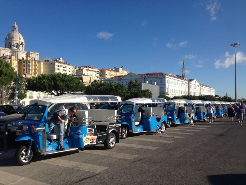 Lisbon: Private Guided Tour of Historical Center by Tuk Tuk - Bigger historic anchors: Convento do Carmo, Estação do Rossio, and the Republican vibe