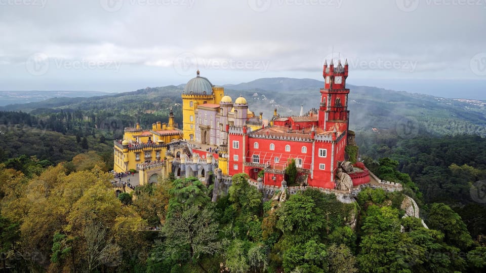 Lisbon: Sintra, Pena Palace, Quinta Regaleira, Cabo da Roca - Sintra center break: lunch, free time, and market energy