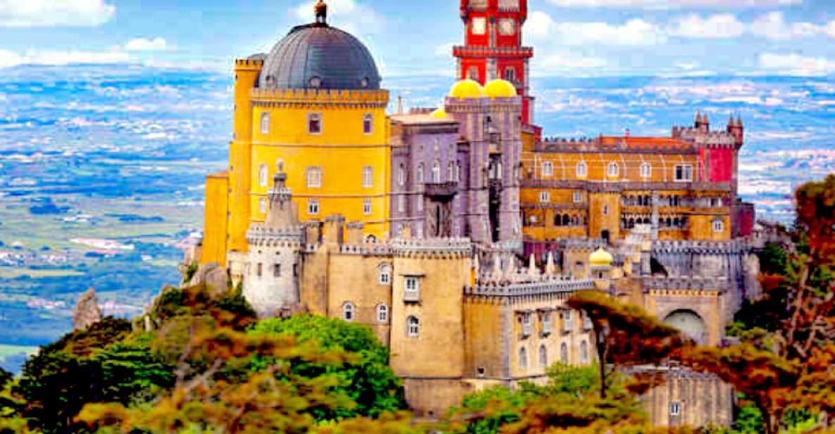 Lisbon: Sintra, Pena Palace, Quinta Regaleira, Cascais Tour - Pena Palace (and gardens): the hilltop spectacle with real logistics