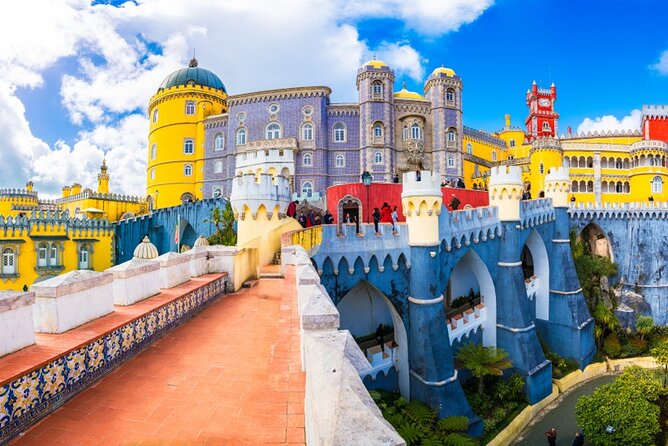Lisbon: Sintra, Pena, Regaleira, Cabo Roca Coast and Cascais 8h - Pena Palace: Iconic Views Plus Self-Guided Rooms