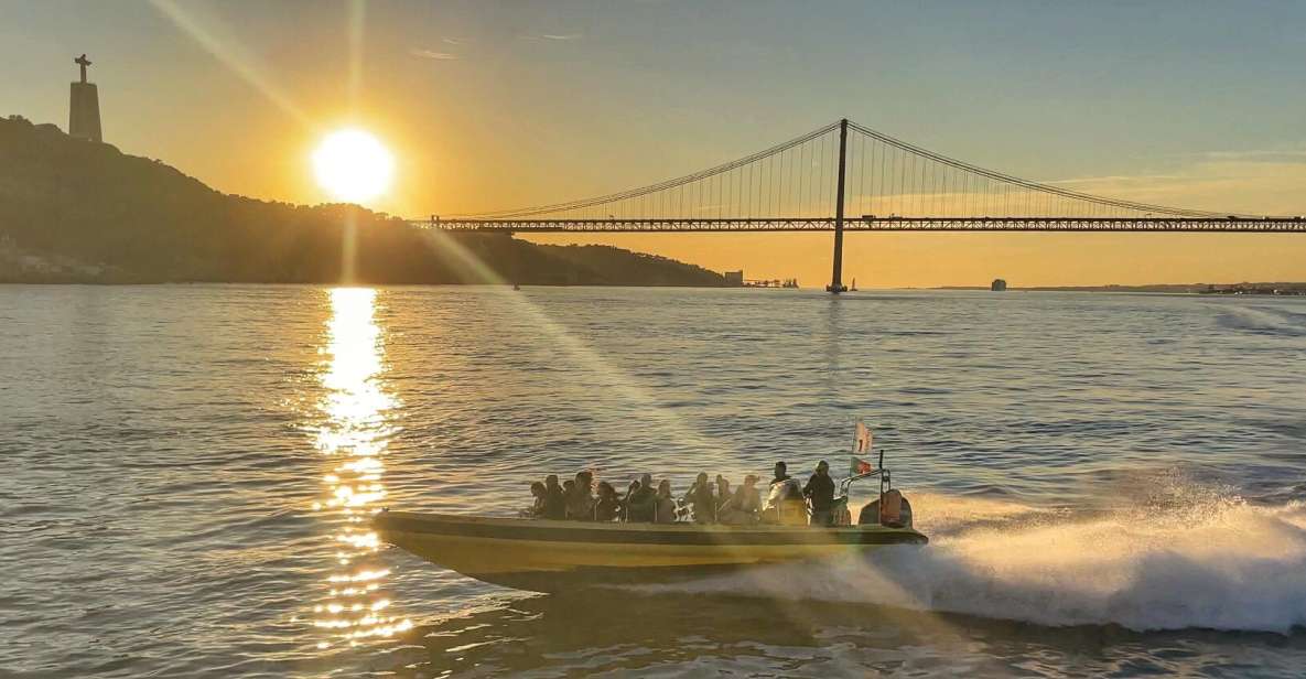 Lisbon Speedboat Sunset with Monuments Sightseeing - Key highlights you’ll feel right away